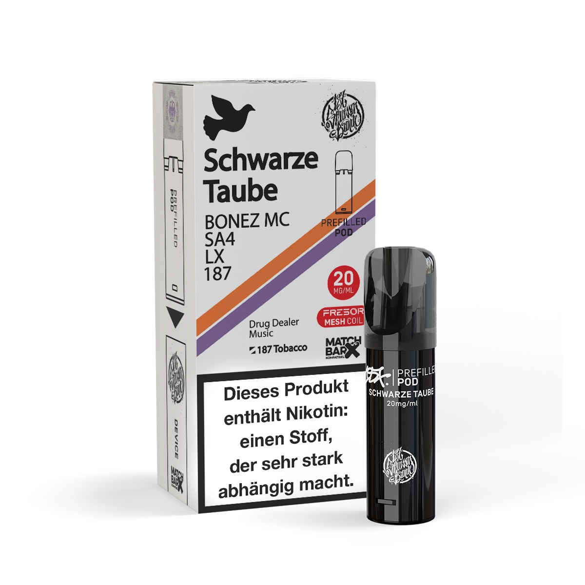 187 Straßenbande Pod - Schwarze Taube 187 Straßenbande Pod - Schwarze Taube