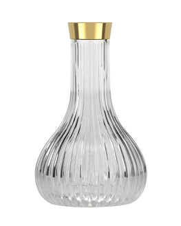 ALPHA Hookah - TWISTLOCK GOLD - Drop Bowl Transparent