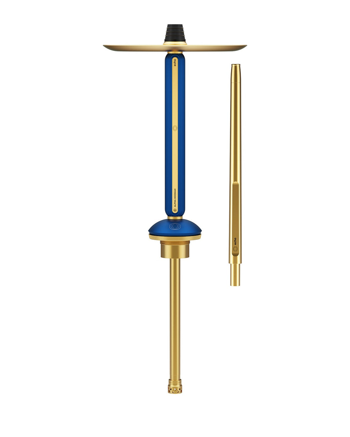 ALPHA Hookah ECHO GOLD - SAPPHIRE BLUE ALPHA Hookah ECHO GOLD - NOIR SAPPHIRE BLUE