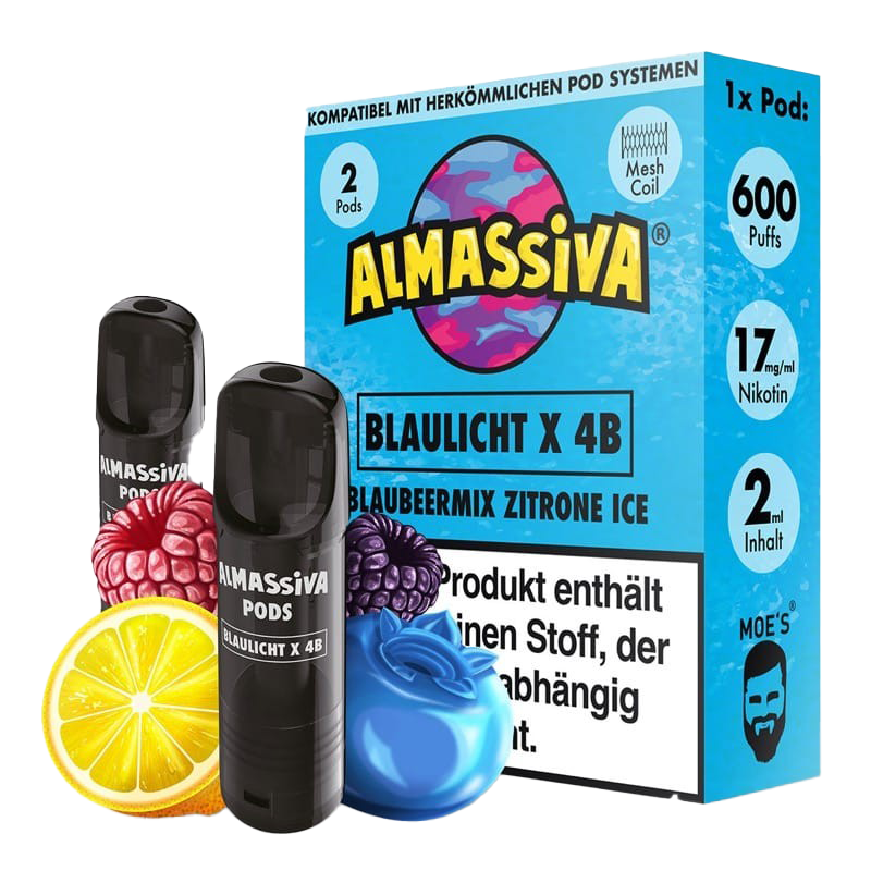 Al Massiva PODs 2er - BLAULICHT X 4B Al Massiva PODs 2er - BLAULICHT X 4B