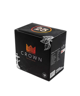 CROWN Classic 25mm Naturkohle 18 St.