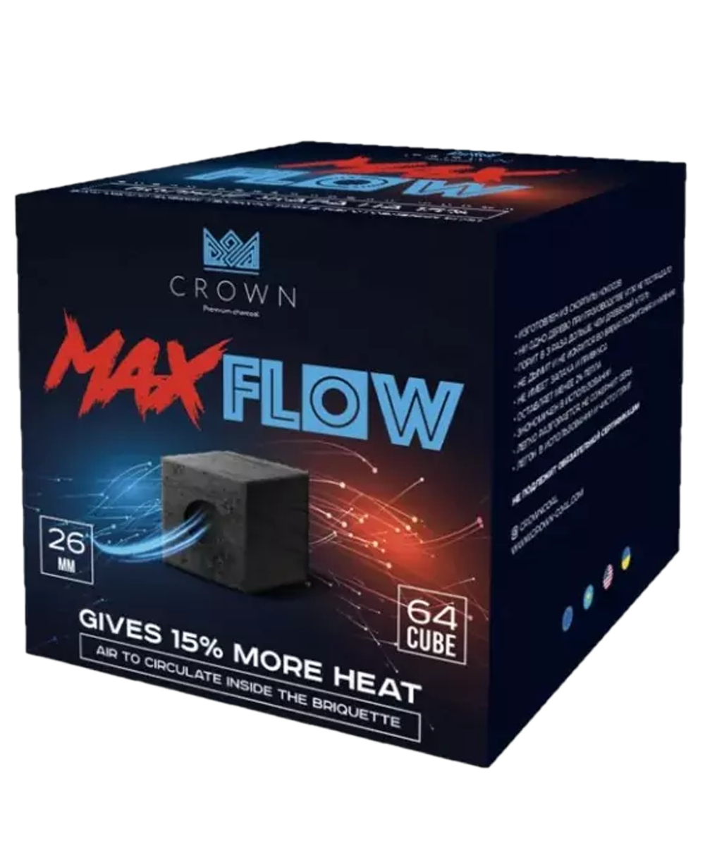 CROWN Max Flow 26mm Naturkohle 1kg CROWN Max Flow 26mm Naturkohle 1kg
