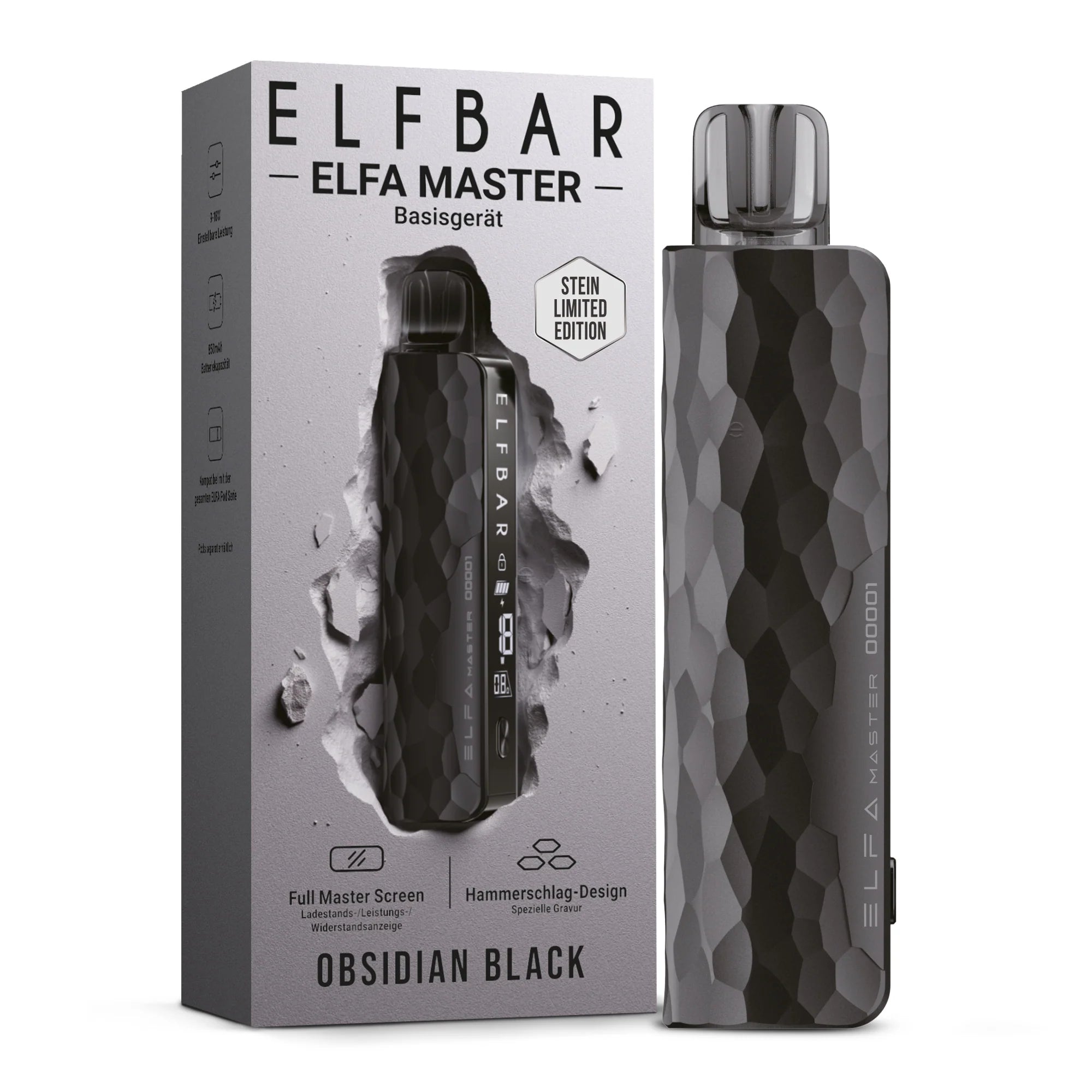 ELFBAR ELFA Master Basisgerät - Obsidian Black - Limited ELFBAR ELFA Master Basisgerät - Obsidian Black - Limited