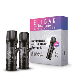 ELFBAR ELFA Turbo - Leerpods POD 2er Pack - 0.8 Ohm