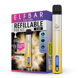 ELFBAR ELFA Turbo POD KIT Basisgerät - Aurora Gold