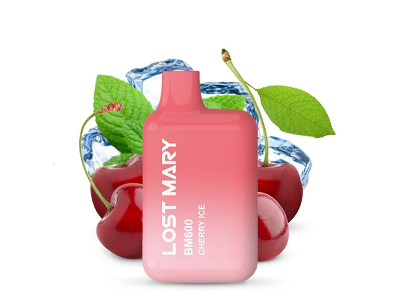 Lost Mary BM600 Cherry Ice - Einweg E-Zigarette ELF BAR Lost Mary MB600 Cherry Ice - Einweg E-Zigarette