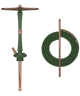 HOOB Hookah Go British Racing Green x Bronze