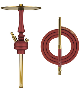 HOOB Hookah Mars Mini Wine Red x Gold