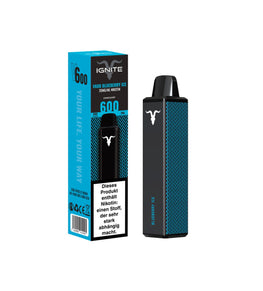 IGNITE V600 - BLUEBERRY ICE - Einweg E-Zigarette