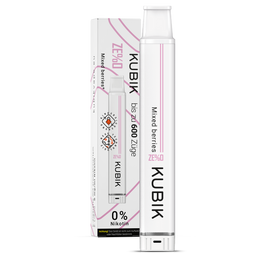 KUBIK Vape ZERO - MIXED BERRIES - Nikotinfrei Einweg E-Zigarette