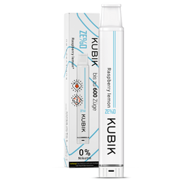 KUBIK Vape ZERO - RASPBERRY LEMON - Nikotinfrei Einweg E-Zigarette