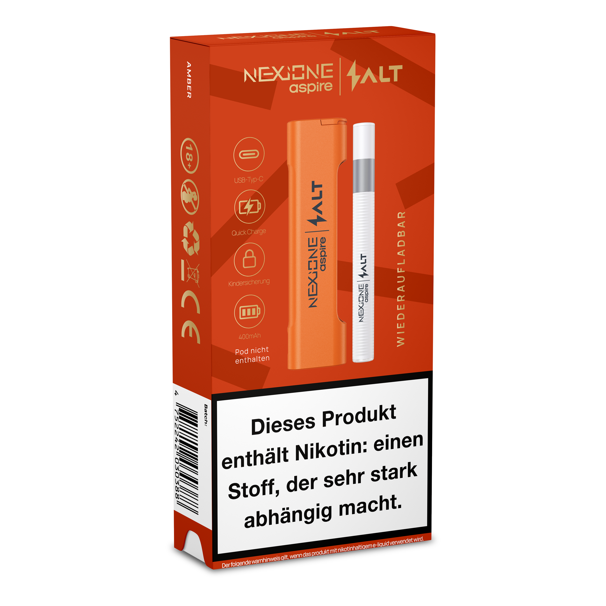 NEXIONE SALT Basisgerät (Powerbank) - AMBER NEXIONE SALT Powerbank - AMBER