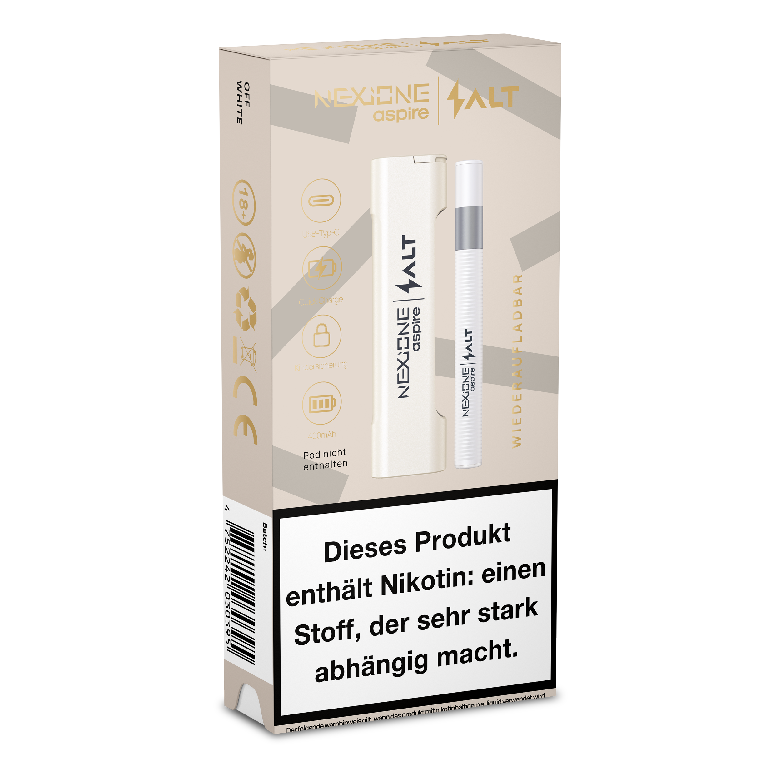 NEXIONE SALT Basisgerät (Powerbank) - Off White NEXIONE SALT Basisgerät (Powerbank) - Off White