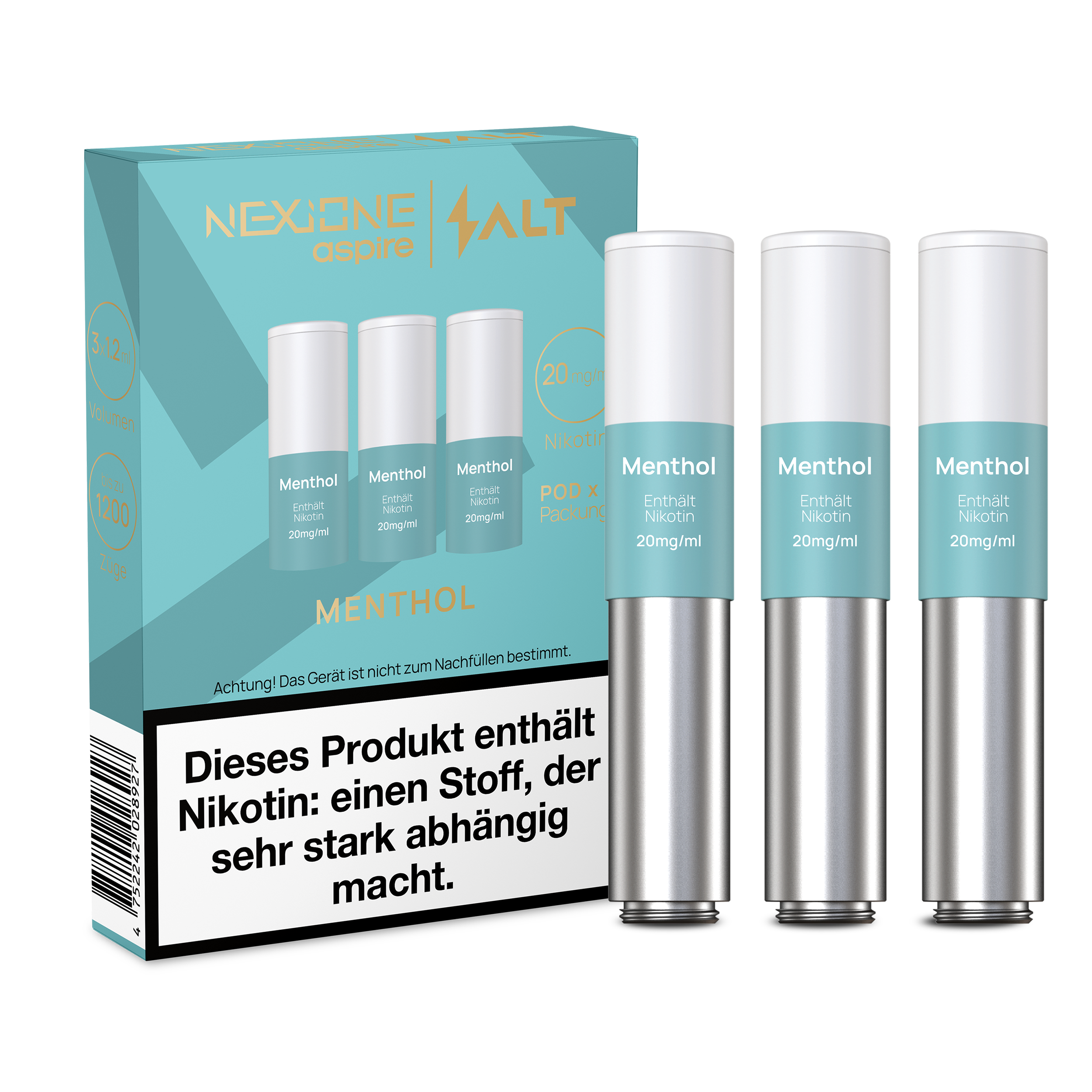 NEXIONE SALT Pods - Menthol - 3er Pack NEXIONE SALT Pods - Menthol - 3er Pack