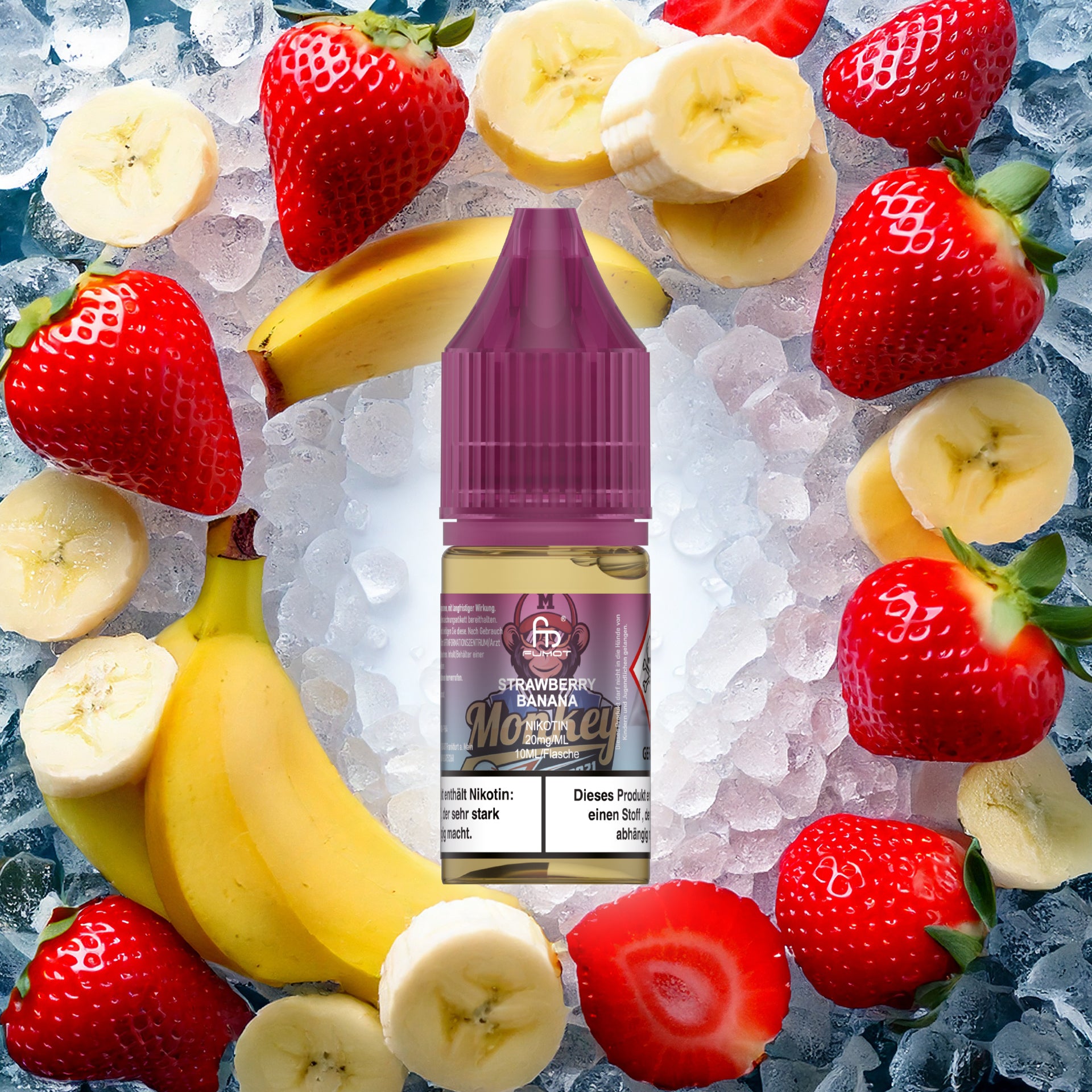 RandM Tornado Liquid 10ml - Strawberry Banana RandM Tornado Liquid 10ml - Strawberry Banana