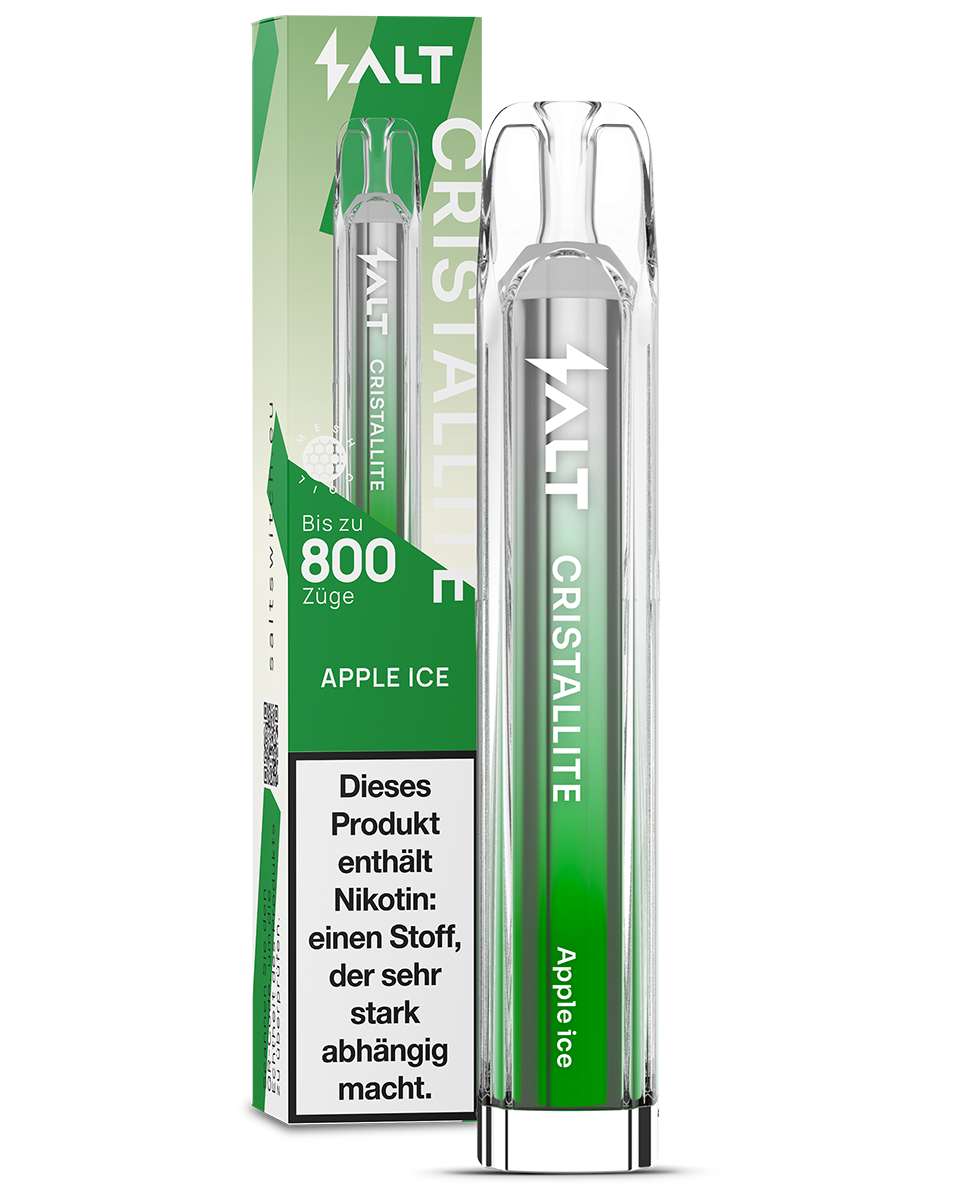 SALT CRISTALLITE - APPLE ICE SALT CRISTALLITE - APPLE ICE