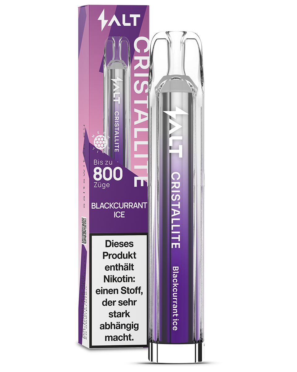 SALT CRISTALLITE - BLACKCURRANT ICE SALT CRISTALLITE - BLACKCURRANT ICE