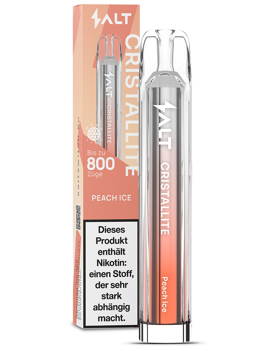 SALT CRISTALLITE - PEACH ICE SALT CRISTALLITE - PEACH ICE