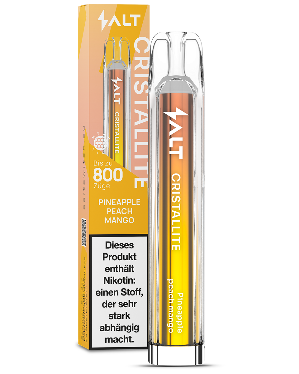 SALT CRISTALLITE - PINEAPPLE PEACH MANGO SALT CRISTALLITE - PINEAPPLE PEACH MANGO