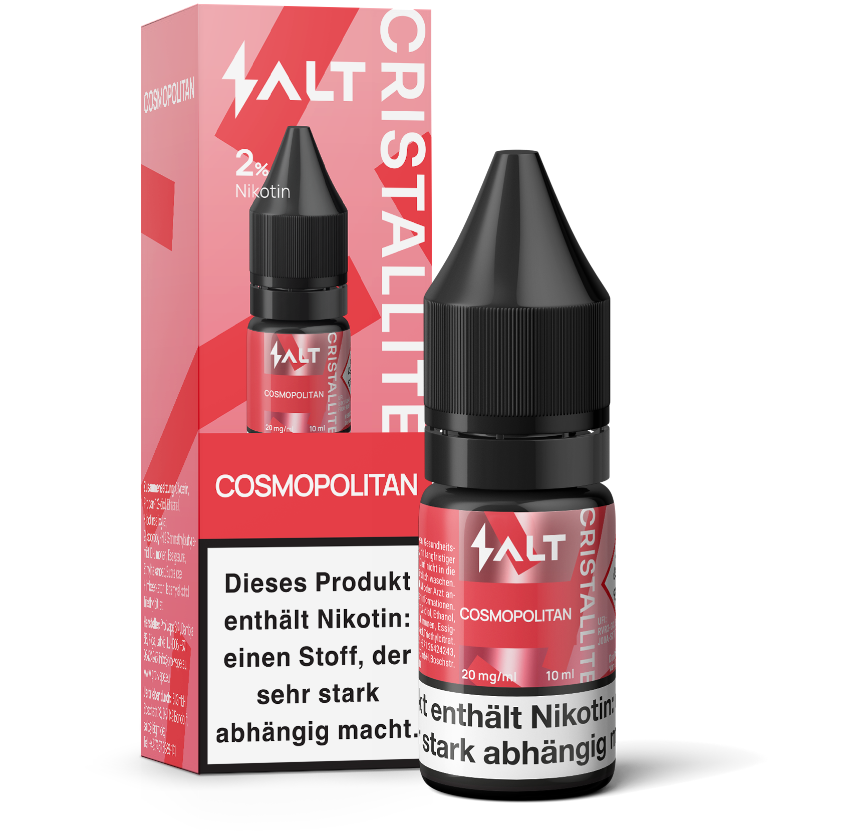 SALT CRISTALLITE Liquid 10ml - Cosmopolitan SALT CRISTALLITE Liquid 10ml - Cosmopolitan