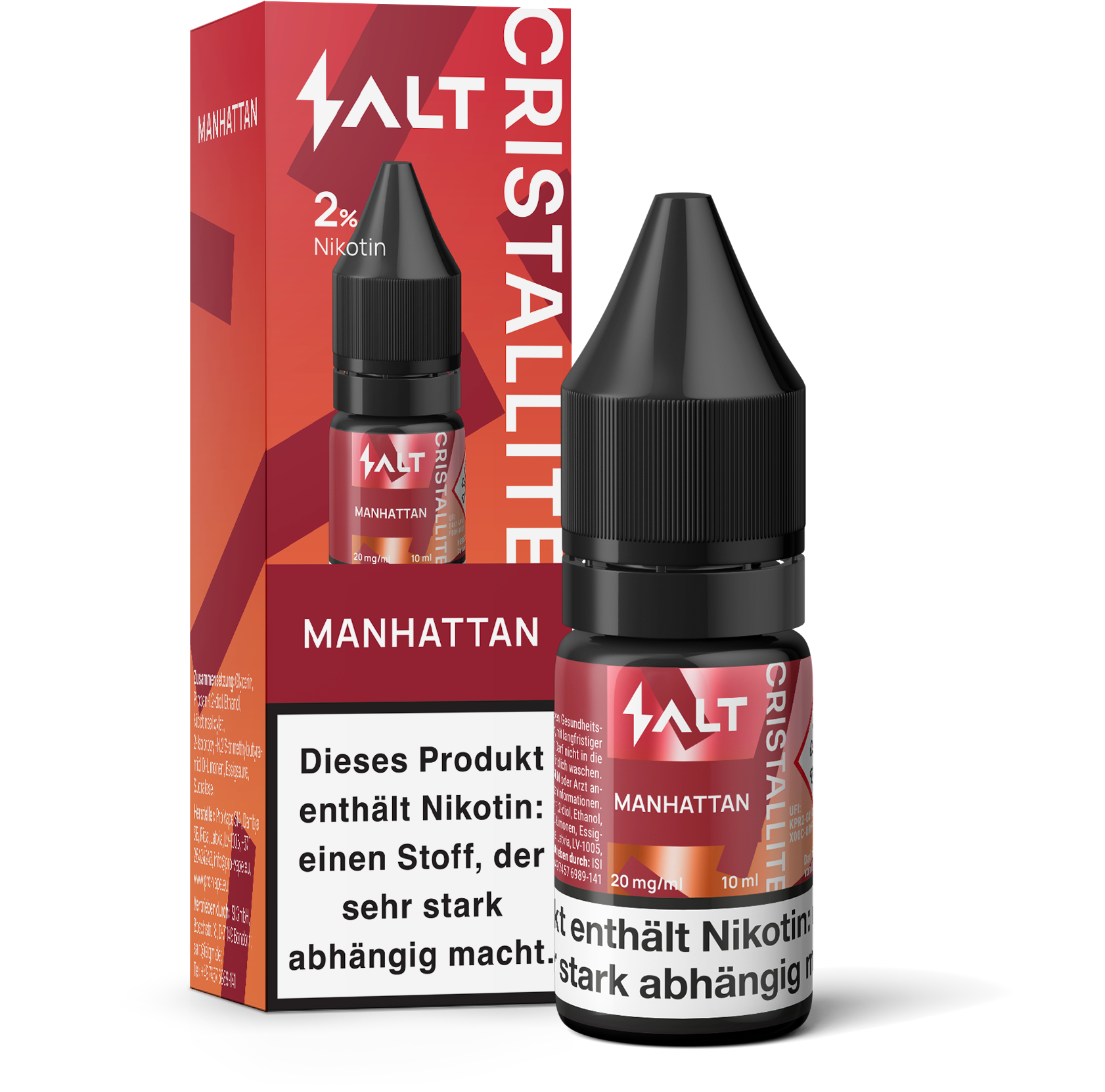 SALT CRISTALLITE Liquid 10ml - Manhattan SALT CRISTALLITE Liquid 10ml - Manhattan