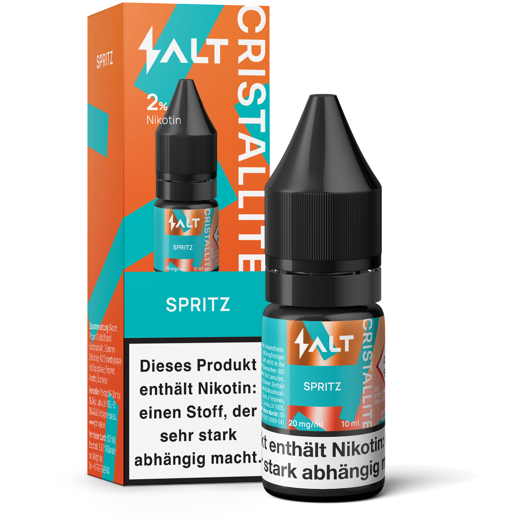 SALT CRISTALLITE Liquid 10ml - Spritz SALT CRISTALLITE Liquid 10ml - Spritz