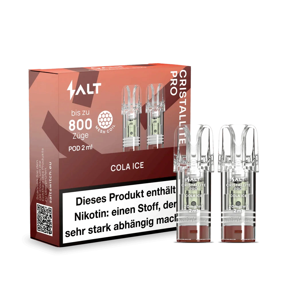 SALT CRISTALLITE PRO Pod 2er - Cola Ice SALT CRISTALLITE PRO Pod 2er - Cola Ice