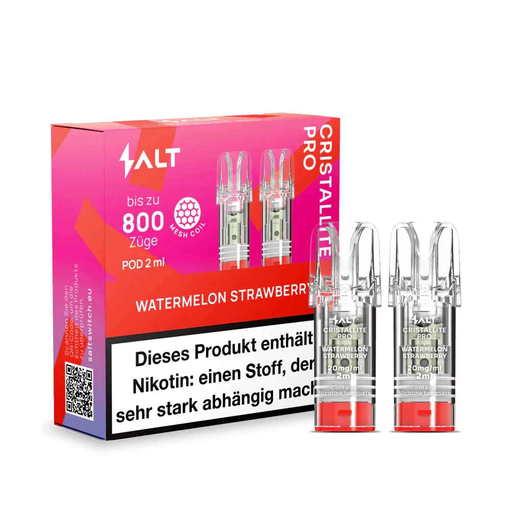SALT CRISTALLITE PRO Pod 2er - Watermelon Strawberry SALT CRISTALLITE PRO Pod 2er - Watermelon Strawberry