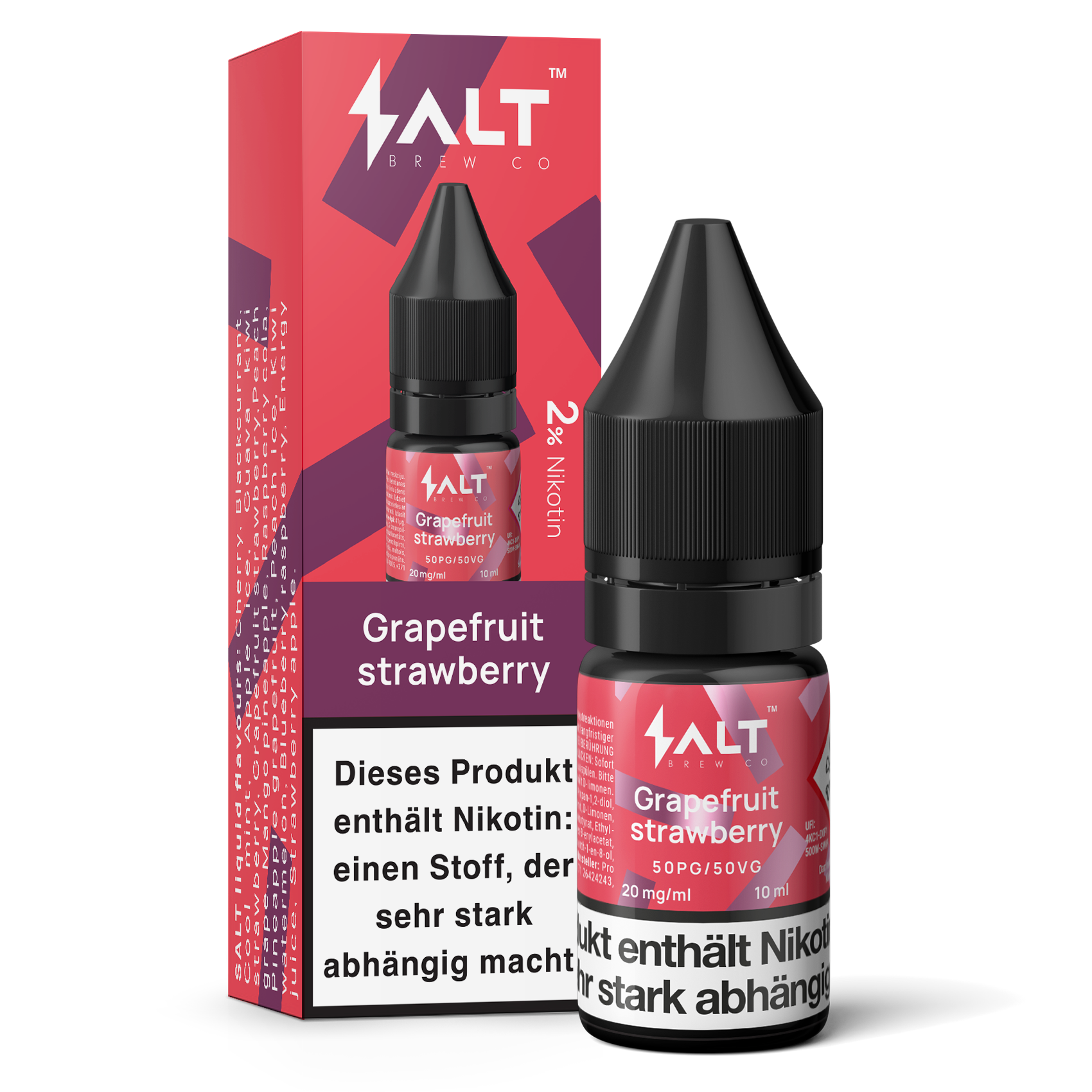 SALT Liquid 10ml - Grapefruit Strawberry SALT Liquid 10ml - Grapefruit Strawberry