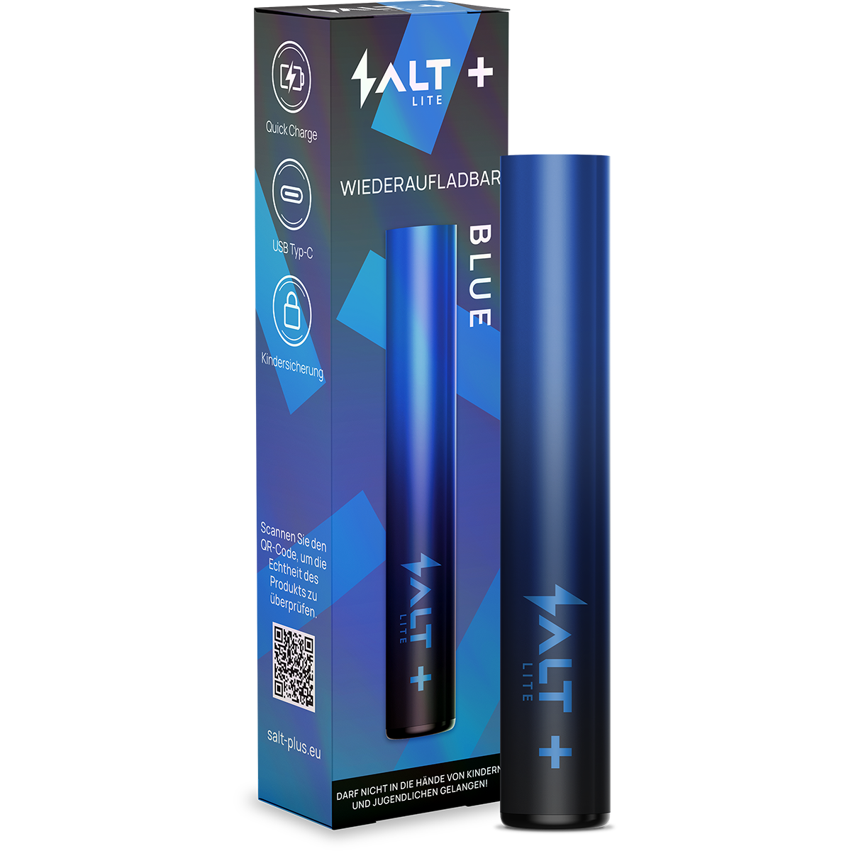 SALT+ Lite Akku - Blue - Mehrweg Basisgerät SALT Plus Lite Akku - Blue - Mehrweg Basisgerät