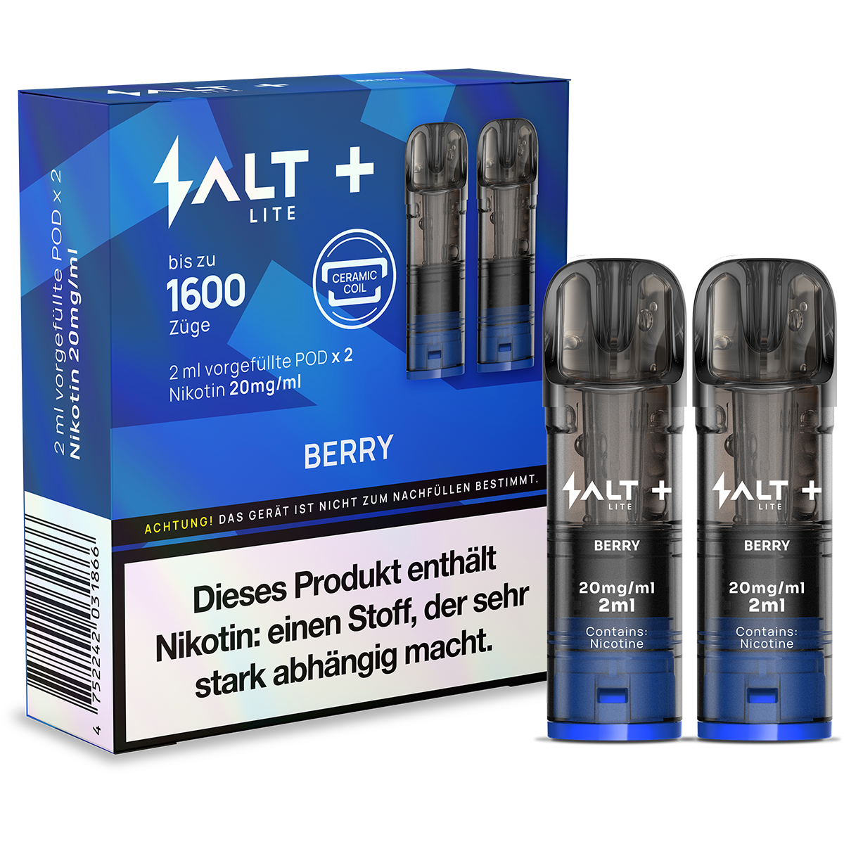 SALT+ Lite POD 2er - Berry SALT Plus Lite POD 2er - Berry