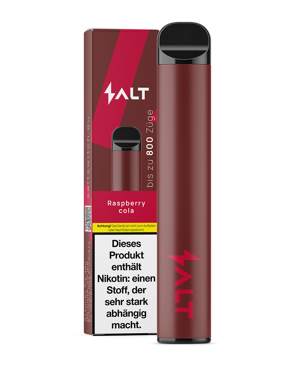SALT Switch Raspberry Cola - Einweg E-Zigarette SALT Switch Pina Colada - Einweg E-Zigarette