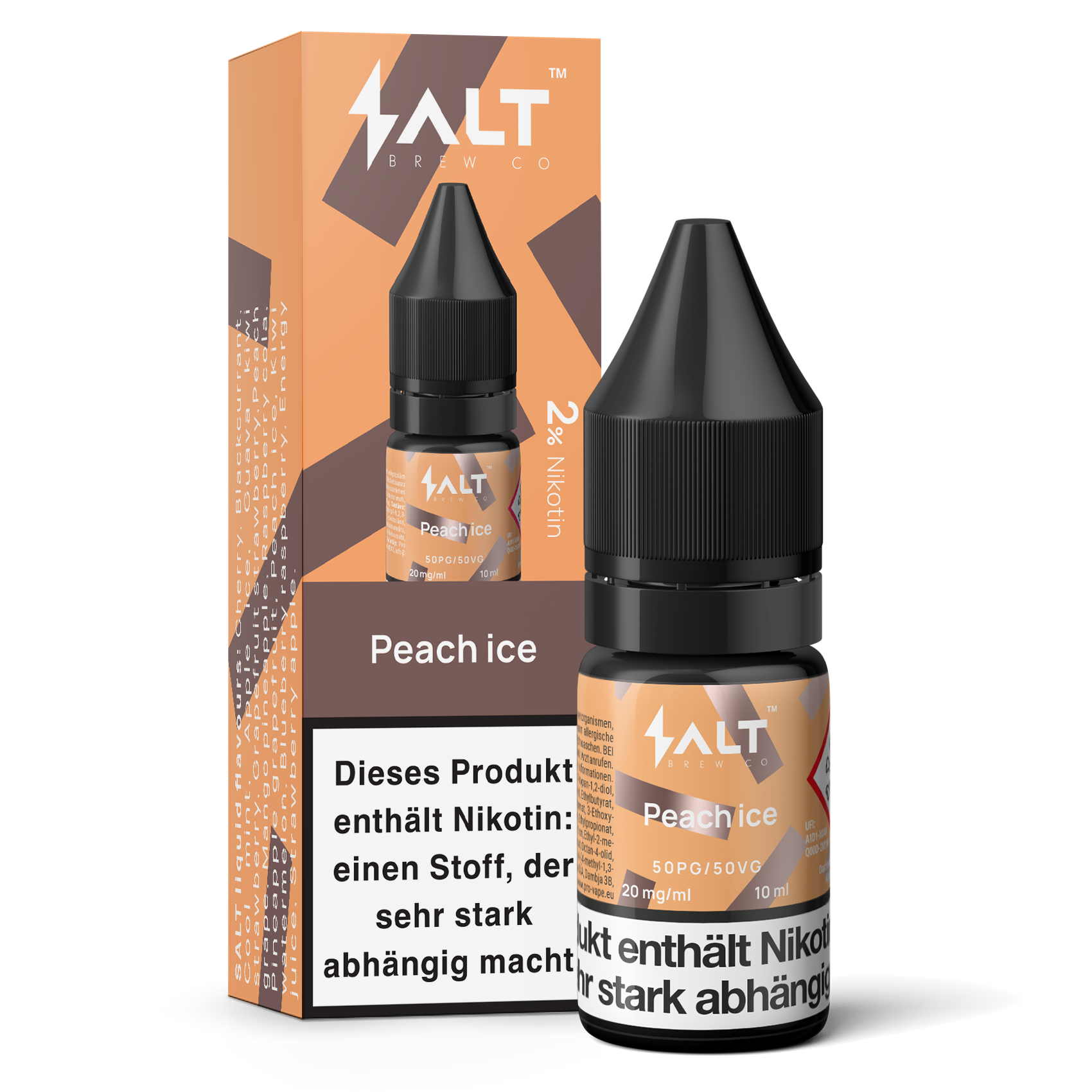 SALT Liquid 10ml - Peach Ice SALT Liquid 10ml - Peach Ice