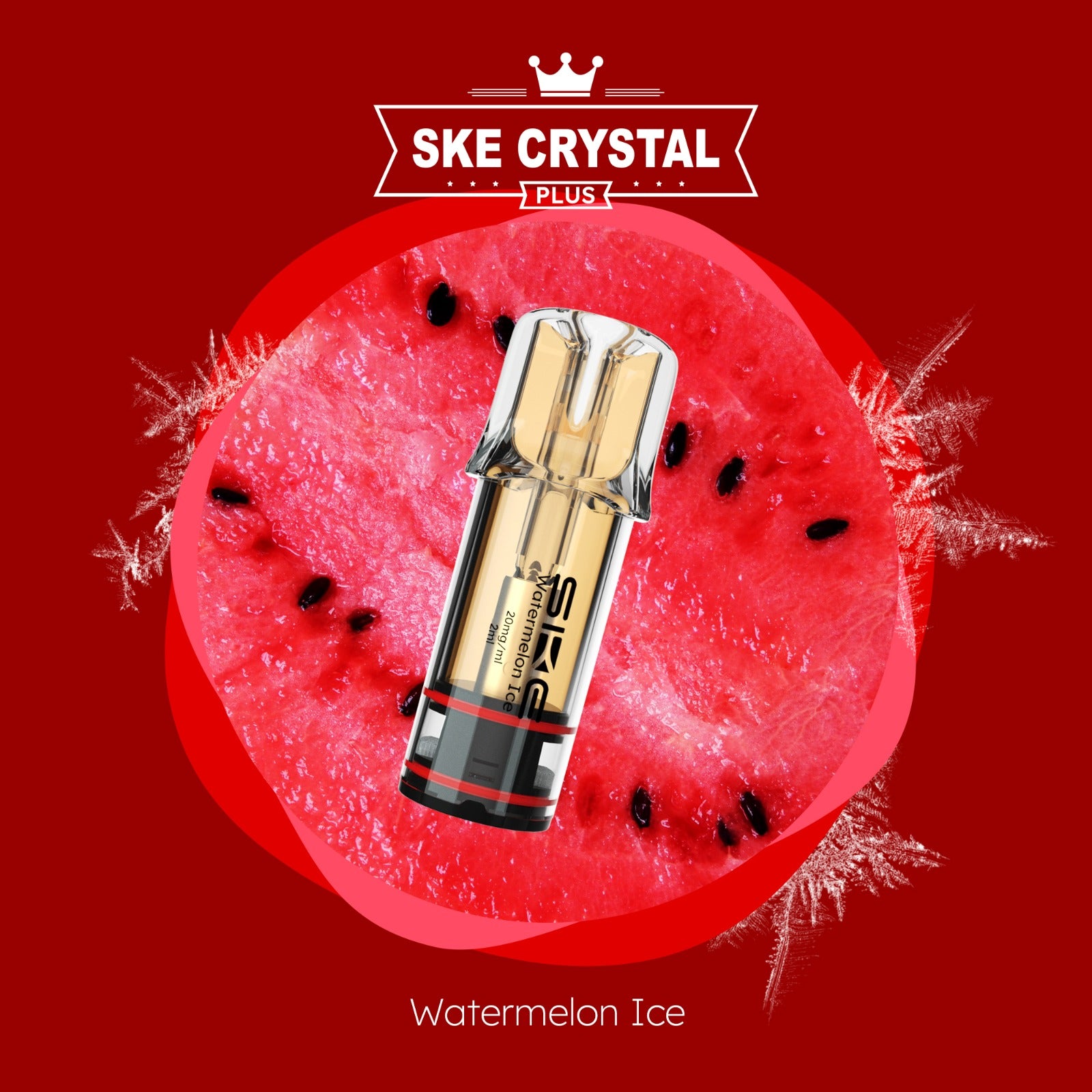 SKE CRYSTAL Plus POD 2er - Watermelon Ice SKE CRYSTAL Plus POD 2er - Watermelon Ice