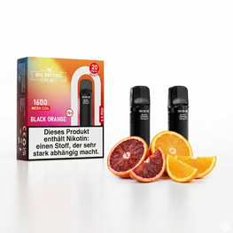 SKE Crystal Pro Pods 800 - Black Orange