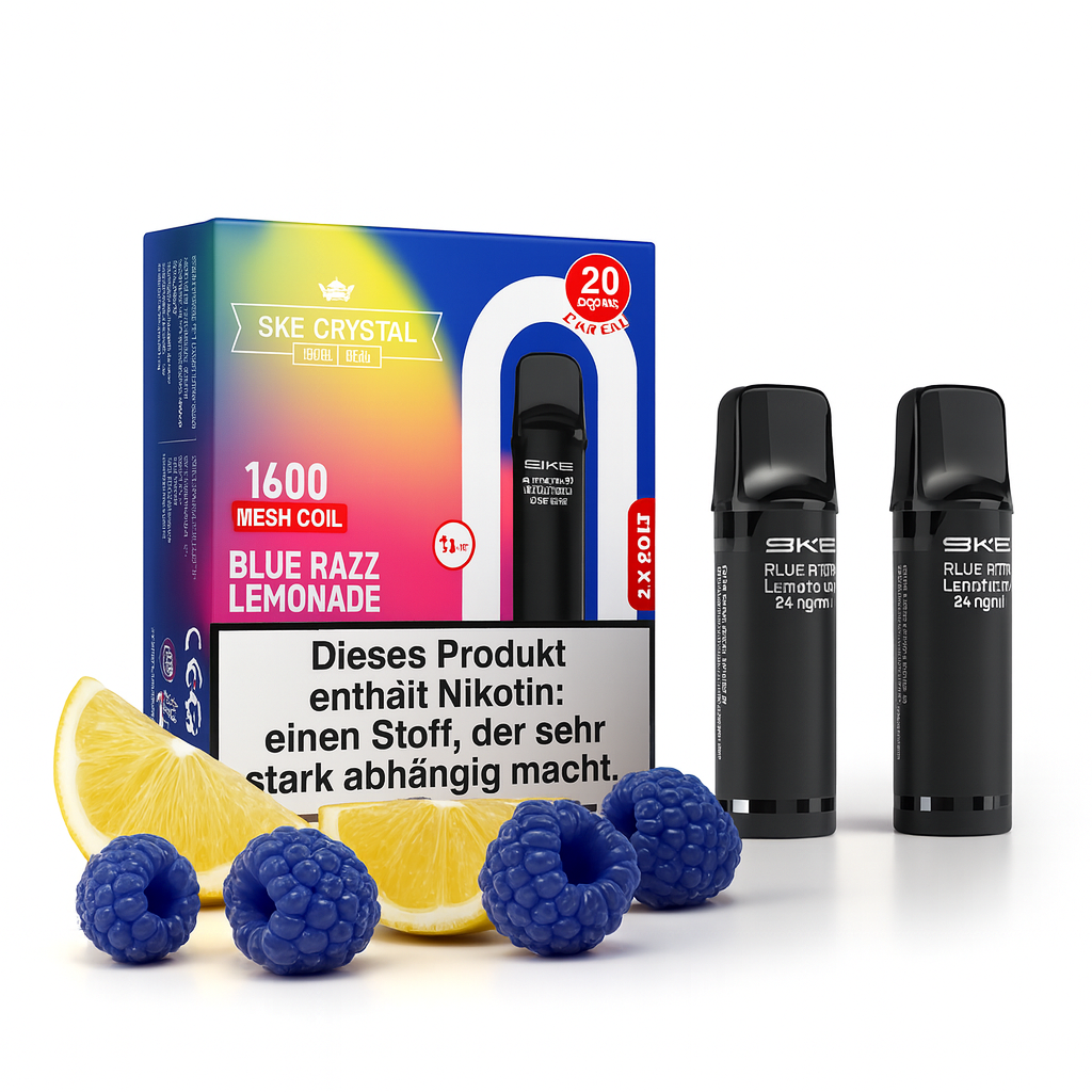 SKE Crystal Pro Pods 800 - Blue Razz Lemonade SKE Crystal Pro Pods 800 - Blue Razz Lemonade