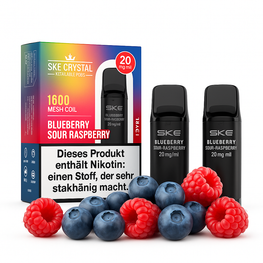 SKE Crystal Pro Pods 800 - Blueberry Sour Raspberry