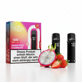SKE Crystal Pro Pods 800 - Dragon Fruit Strawberry