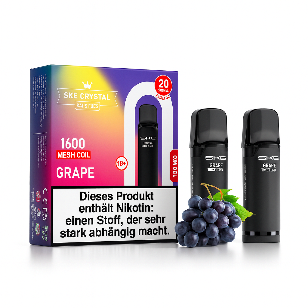 SKE Crystal Pro Pods 800 - Grape SKE Crystal Pro Pods 800 - Grape