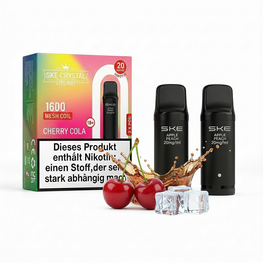 SKE Crystal Pro Pods 800 - Cherry Cola