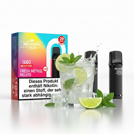 SKE Crystal Pro Pods 800 - Fresh Methol Mojito