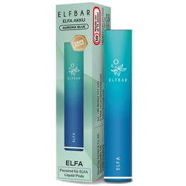 ELFBAR ELFA Akku - AURORA BLUE - Mehrweg Basisgerät
