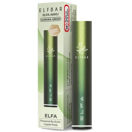 ELFBAR ELFA Akku - AURORA GREEN - Mehrweg Basisgerät