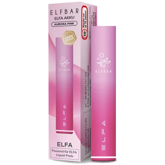 ELFBAR ELFA Akku - AURORA PINK - Mehrweg Basisgerät ELFBAR ELFA Akku - AURORA PINK - Mehrweg Basisgerät