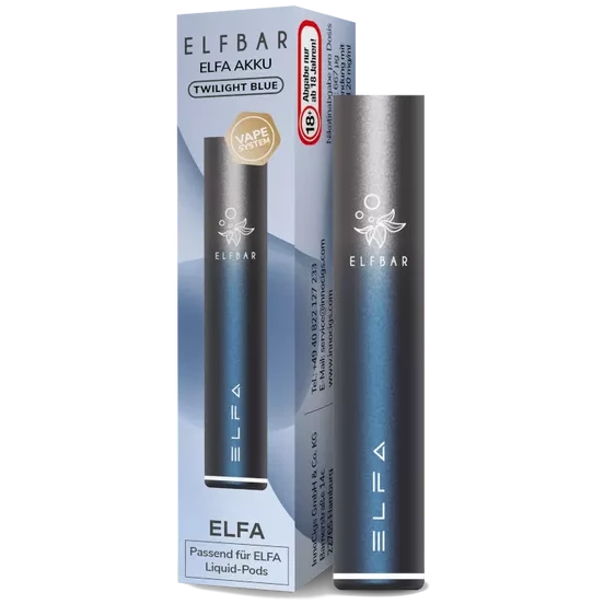 ELFBAR ELFA Akku - TWILIGHT BLUE - Mehrweg Basisgerät ELFBAR ELFA Akku - TWILIGHT BLUE - Mehrweg Basisgerät