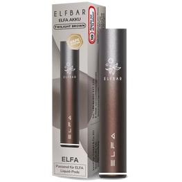 ELFBAR ELFA Akku - TWILIGHT BROWN - Mehrweg Basisgerät