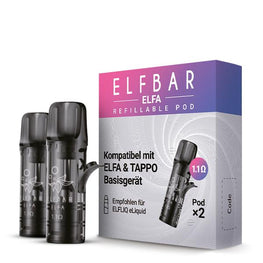 ELFBAR ELFA Turbo - Leerpods PODs 2er Pack - 1.1 Ohm