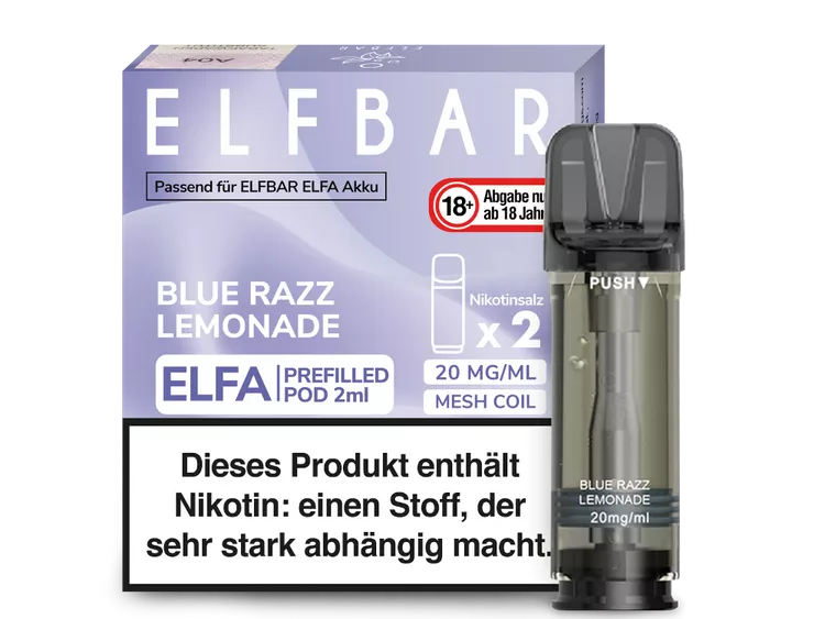 ELFBAR ELFA POD 2er Pack - BLUEBERRY RAZZ LEMONADE