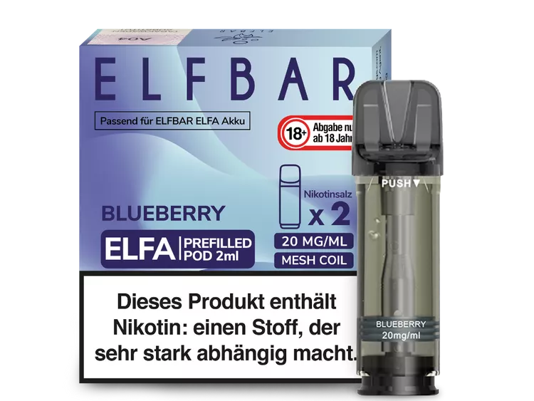 ELFBAR ELFA POD 2er Pack - BLUEBERRY