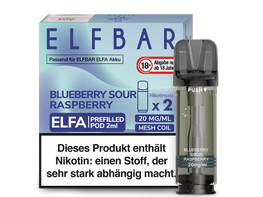 ELFBAR ELFA POD 2er Pack - BLUEBERRY SOUR RASPBERRY